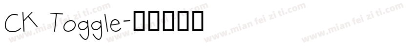 CK Toggle字体转换